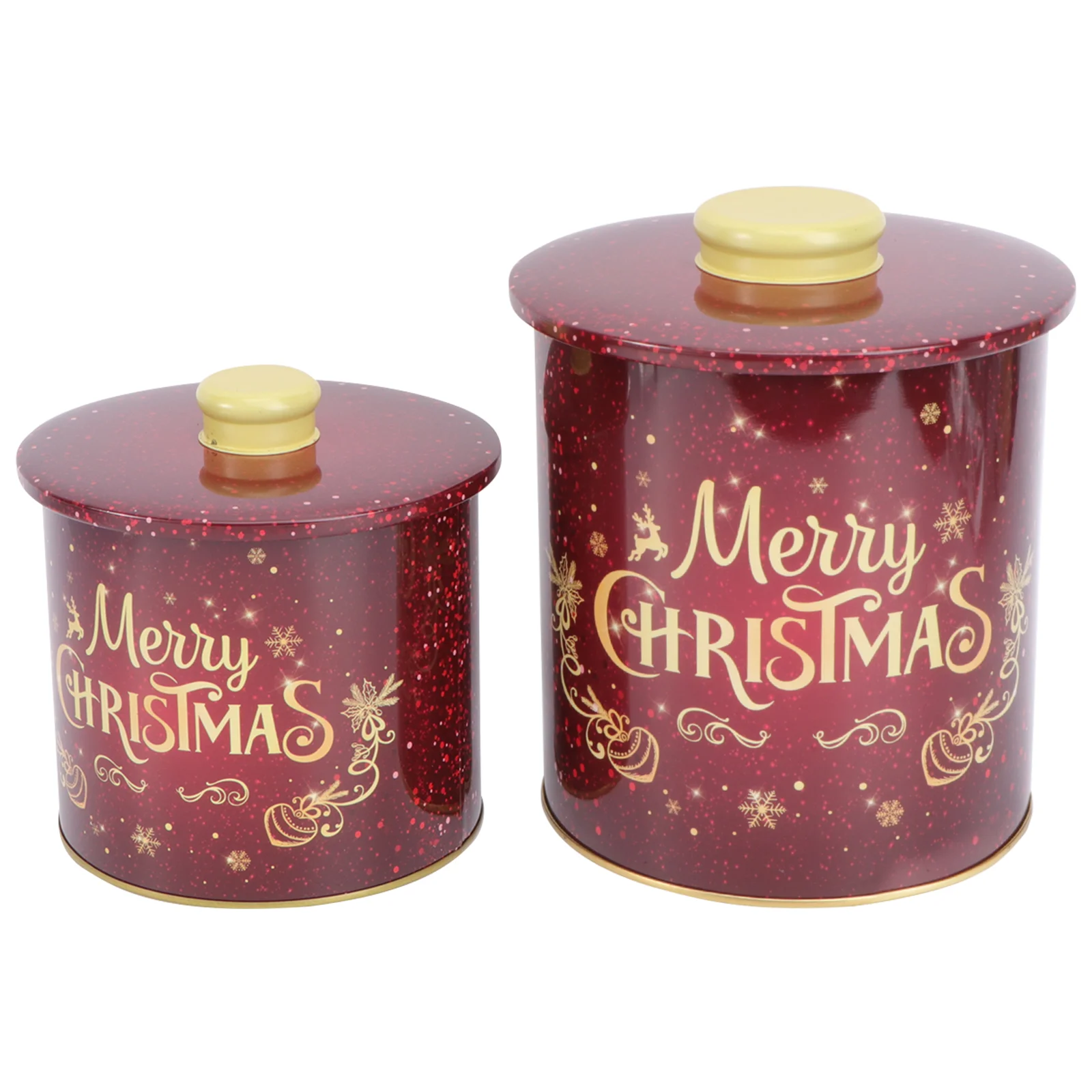 2pcs Merry Christmas Tin Gift Box Metal Cookie Box Candy Storage Containers Tinplate Gift Boxes with Lids for Xmas Holiday
2pcs Merry Christmas Tin Gift Box Metal Cookie Box Candy Storage Containers Tinplate Gift Boxes with Lids for Xmas Holiday
