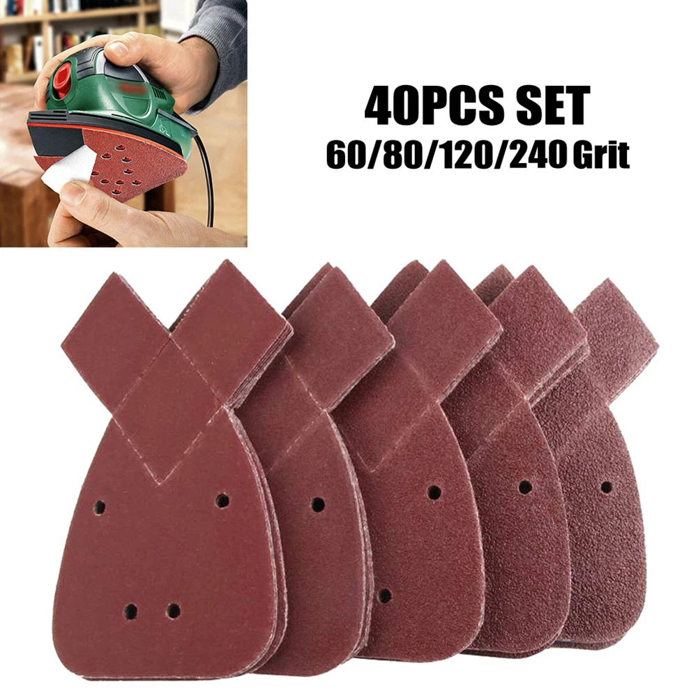 40Pcs 60/80/120/240Grit Mouses Sandpapers Hook Loop Kit Sanding Sheet For Grinding Polishing Wood Stone Plastic Leather
40Pcs 60/80/120/240Grit Mouses Sandpapers Hook Loop Kit Sanding Sheet For Grinding Polishing Wood Stone Plastic Leather