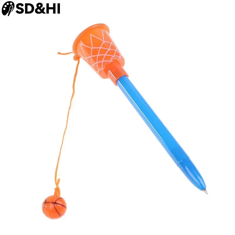 1pc Basketball Hoop Pens Basketball Party Favors -Sports Novelty Pens With Basketball Toss For Sport Themed Birthday Party
1pc Basketball Hoop Pens Basketball Party Favors -Sports Novelty Pens With Basketball Toss For Sport Themed Birthday Party