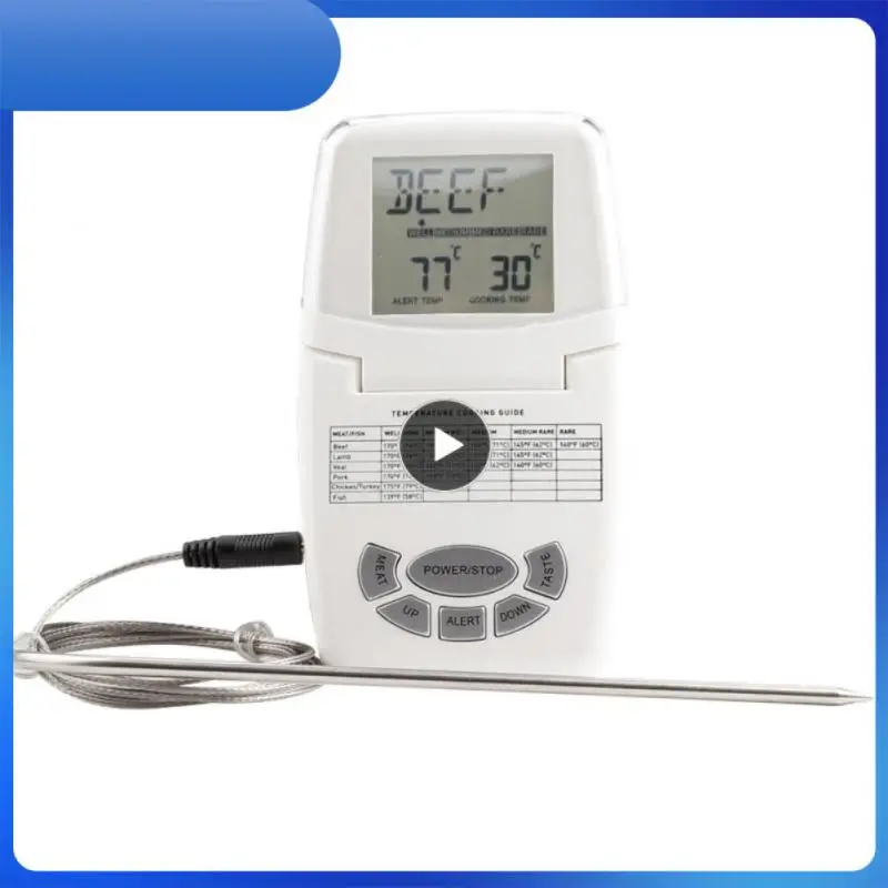 Kitchen Digital BBQ Food Thermometer Meat Cake Candy Fry Grill Dinning Household Cooking Thermometer Gauge Oven Thermometer Tool
Kitchen Digital BBQ Food Thermometer Meat Cake Candy Fry Grill Dinning Household Cooking Thermometer Gauge Oven Thermometer Tool