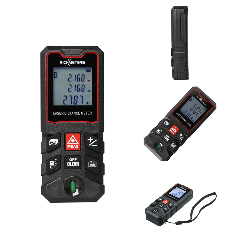 RICHMETERS Mini Handheld Rangefinder Measuring Instrument Electronic Ruler Without Battery For Home Decoration
RICHMETERS Mini Handheld Rangefinder Measuring Instrument Electronic Ruler Without Battery For Home Decoration