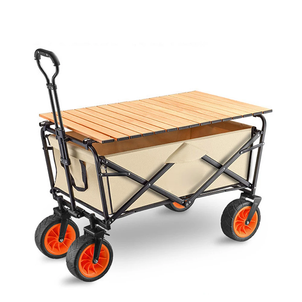 Outdoor camping cart Portable folding Recreational vehicle Beach large capacity multi-function adjustable handle picnic cart
Outdoor camping cart Portable folding Recreational vehicle Beach large capacity multi-function adjustable handle picnic cart