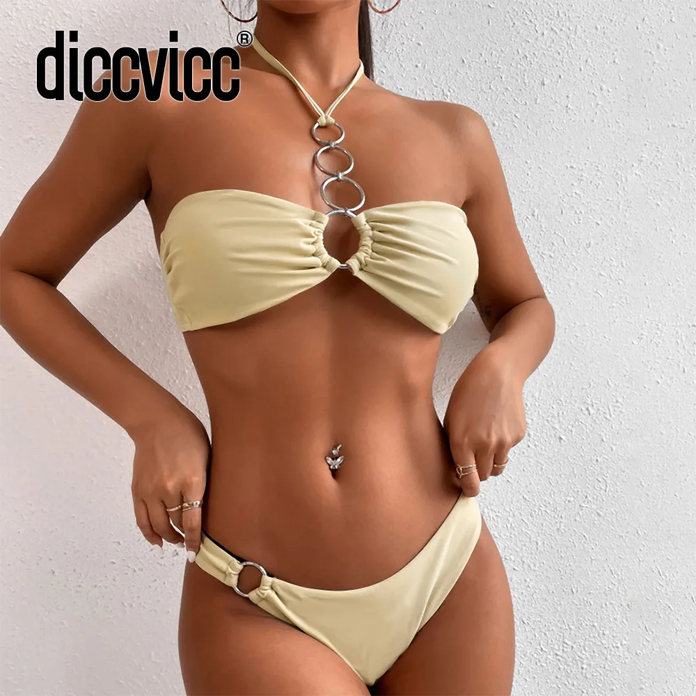 Diccvicc Women Swimsuit Two Pieces Tube Top Halter Bra Brazilian Bikini Girl Tankini Sexy Swimwear Summer Bathing Suit Beachwear
Diccvicc Women Swimsuit Two Pieces Tube Top Halter Bra Brazilian Bikini Girl Tankini Sexy Swimwear Summer Bathing Suit Beachwear