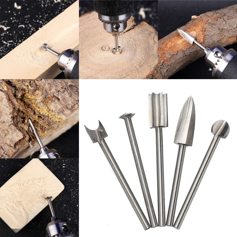 5pcs Woodworking Carving Knife Drill Bits Sharpening Tool Grinding White Steel Sharp Knife Wood Carving Milling Cutter Bit
5pcs Woodworking Carving Knife Drill Bits Sharpening Tool Grinding White Steel Sharp Knife Wood Carving Milling Cutter Bit