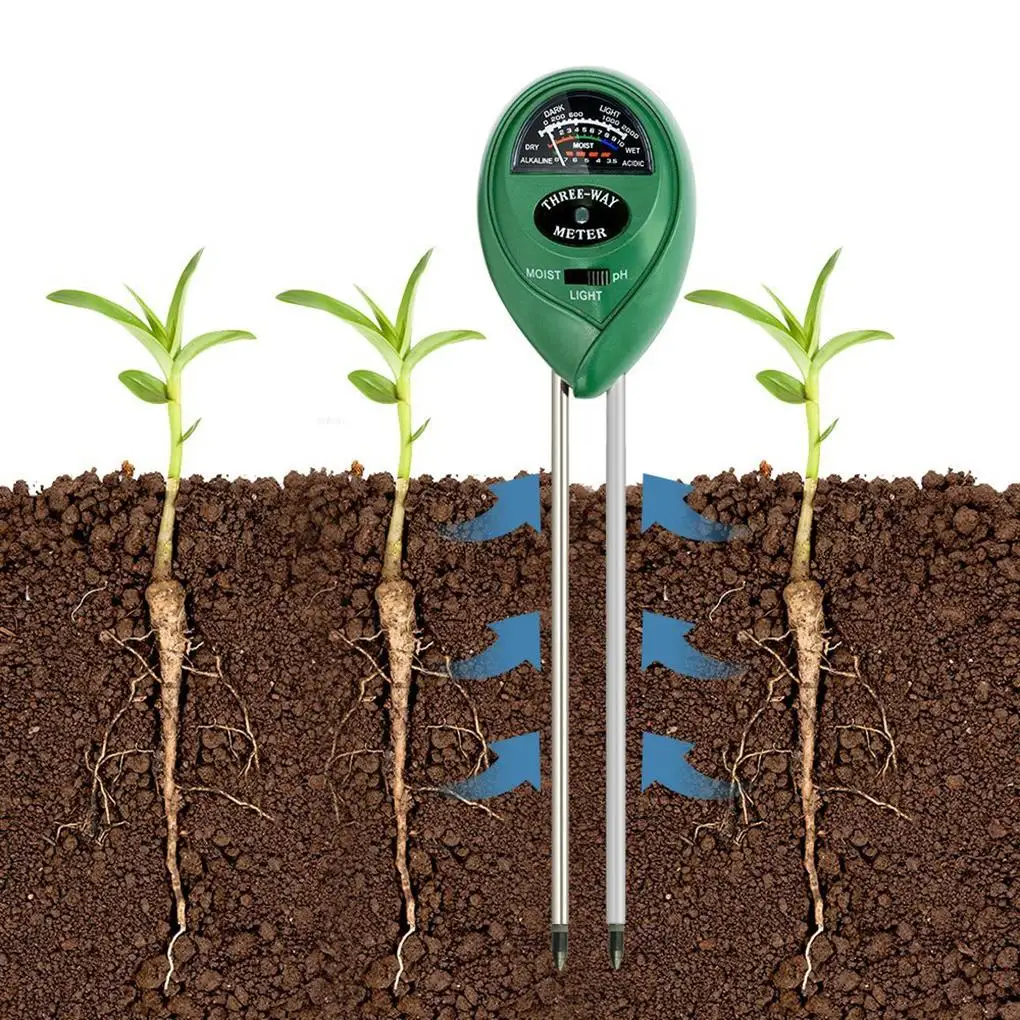 3-In-1 Digital PH Acidity Meter Multifunctional Soil Tester Moisture Meter Sunlight Intensity Measurement Analysis Instrument
3-In-1 Digital PH Acidity Meter Multifunctional Soil Tester Moisture Meter Sunlight Intensity Measurement Analysis Instrument
