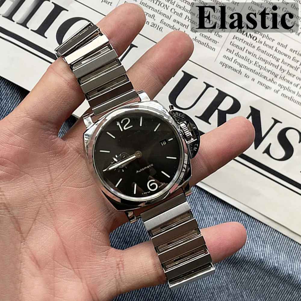 14 16 18 20mm 22mm Stainless Steel Elastic Loop Strap For Samsung Galaxy Watch 4 5 PRO 40/44 45mm Band For Huawei GT3 Pro 43 46
14 16 18 20mm 22mm Stainless Steel Elastic Loop Strap For Samsung Galaxy Watch 4 5 PRO 40/44 45mm Band For Huawei GT3 Pro 43 46