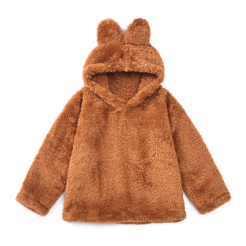 Toddler Girls 3D Ear Design Casual Hoodies, Fleece Thermal Hooded Sweatshirt Kids Clothes Fall Winter 
Toddler Girls 3D Ear Design Casual Hoodies, Fleece Thermal Hooded Sweatshirt Kids Clothes Fall Winter