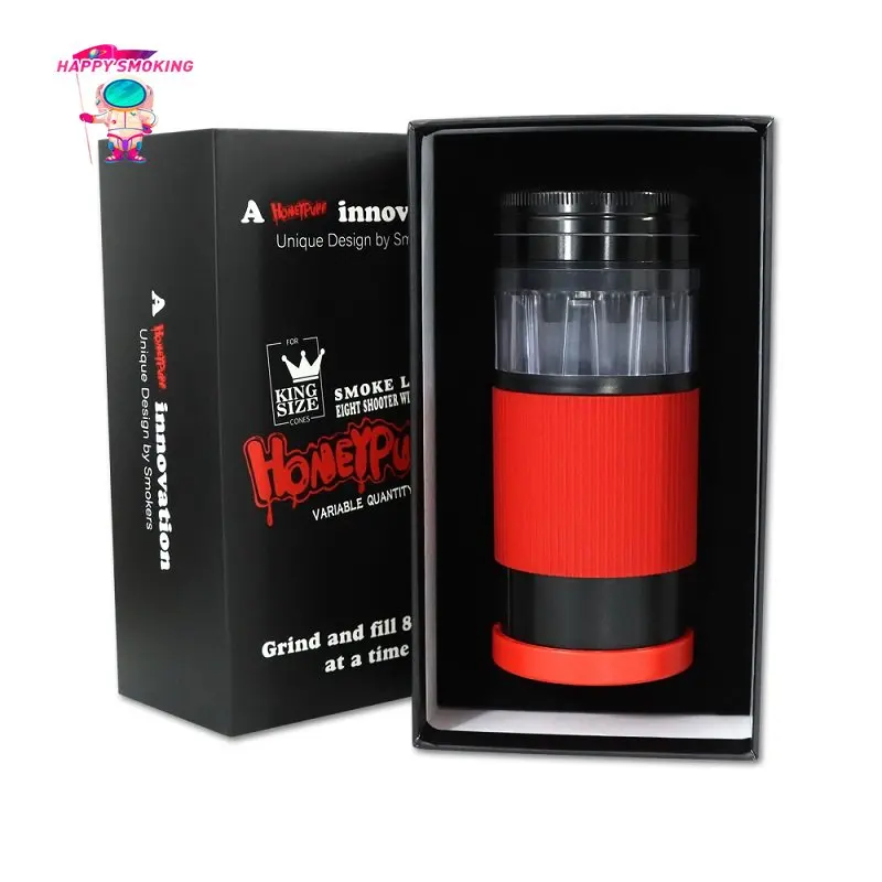 HAPPY SMOKING Metal Grass Grinder Jar Honeypuff 70mm Horn Tube Filling Tobacco Integrated Cigarette Rolling Machine Cool Gadgets
HAPPY SMOKING Metal Grass Grinder Jar Honeypuff 70mm Horn Tube Filling Tobacco Integrated Cigarette Rolling Machine Cool Gadgets