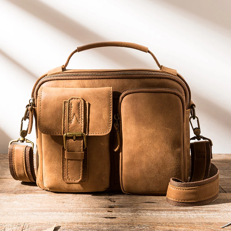 AETOO New handmade retro nubuck leather shoulder bag men's genuine leather all-match small shoulder bag first layer cowhide pers
AETOO New handmade retro nubuck leather shoulder bag men's genuine leather all-match small shoulder bag first layer cowhide pers