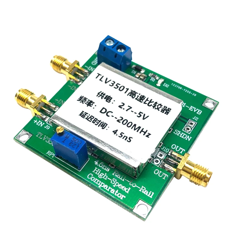 4.5Ns High Speed Comparator,High Speed Comparator Frequency Counter TLV3501 Front-End Shaping Module 
4.5Ns High Speed Comparator,High Speed Comparator Frequency Counter TLV3501 Front-End Shaping Module
