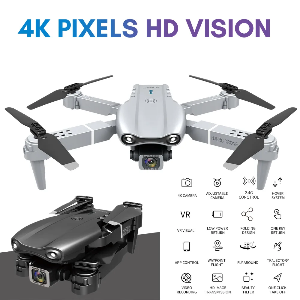 HJ97 Folding Rc Drone Dual Lens Fixed Height Dual 4K Wifi Real-time Transmission Shooting Remote Control Quadcopter Gifts Toys
HJ97 Folding Rc Drone Dual Lens Fixed Height Dual 4K Wifi Real-time Transmission Shooting Remote Control Quadcopter Gifts Toys