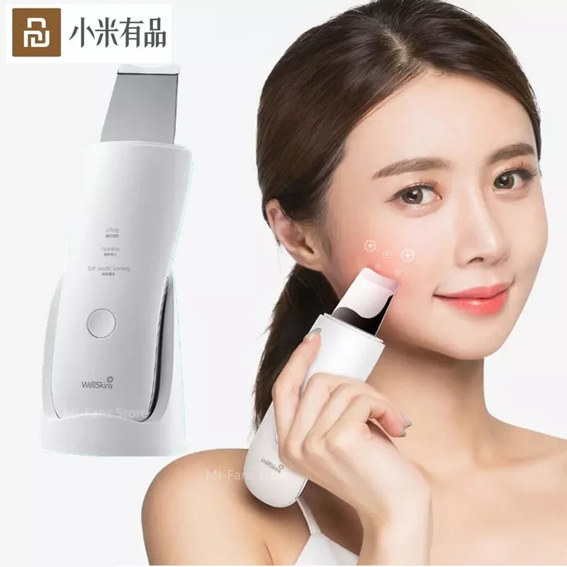 Youpin Wellskins Professional Ultrasonic Facial Skin Scrubber Deep Face Cleaning Blackhead remove Rechargeable Beauty Instrument
Youpin Wellskins Professional Ultrasonic Facial Skin Scrubber Deep Face Cleaning Blackhead remove Rechargeable Beauty Instrument