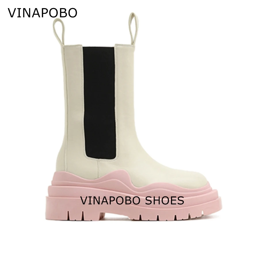 New Spring Womens Chelsea Boots Black Mid calf Ankle Flat Platform Lady Shoes Female fall boots Classic Fashion Round Toe Shoes
New Spring Womens Chelsea Boots Black Mid calf Ankle Flat Platform Lady Shoes Female fall boots Classic Fashion Round Toe Shoes