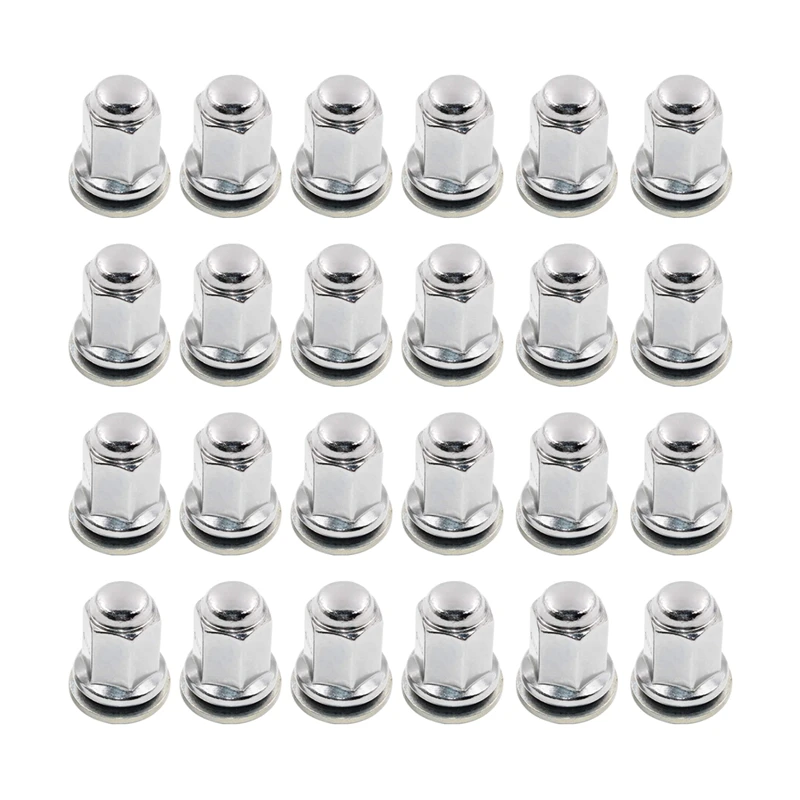 24 Pices Wheel Hub Nut 90942-01058, 90942 01058, 9094201058 High Quality Lug Nuts for Toyota Chrome Corolla Camry RAV4
24 Pices Wheel Hub Nut 90942-01058, 90942 01058, 9094201058 High Quality Lug Nuts for Toyota Chrome Corolla Camry RAV4