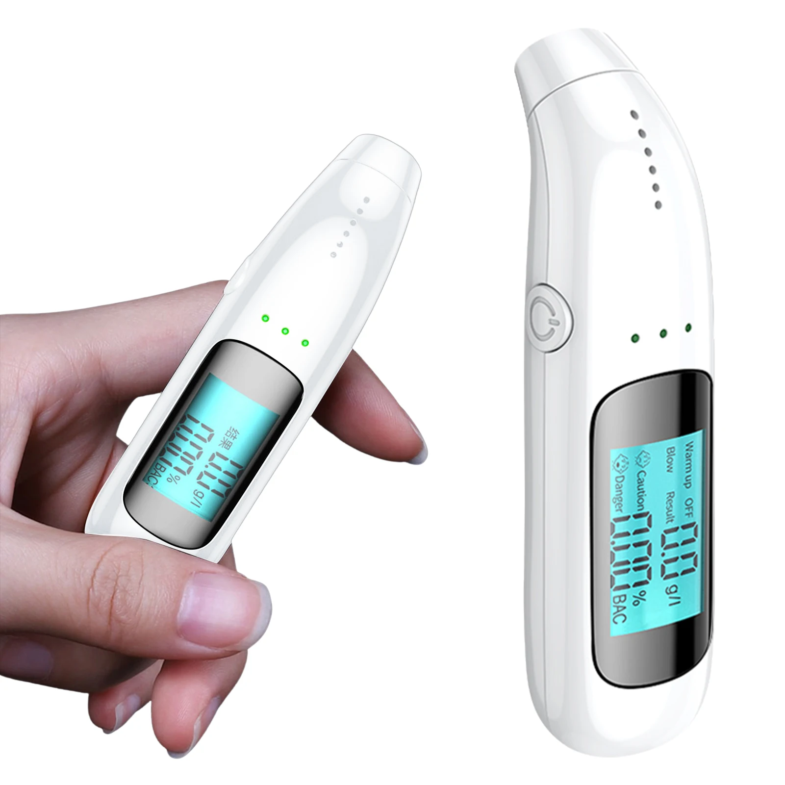 Alcohol Breathalyzer With LED Digital Display Portable Breath Tester With Digital LED Screen High-Precision USB Rechargeable
Alcohol Breathalyzer With LED Digital Display Portable Breath Tester With Digital LED Screen High-Precision USB Rechargeable