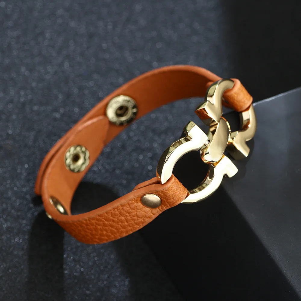 Charmsmic Geometric Metal Charm Leather Bracelets For Women Young Girls Students Office Lady PU Wristband Hot Sale
Charmsmic Geometric Metal Charm Leather Bracelets For Women Young Girls Students Office Lady PU Wristband Hot Sale
