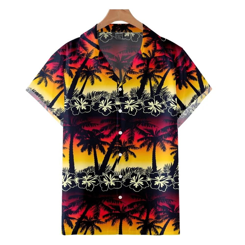 2022 Chic Casual Hawaiian Beach Shirt, Resort Island Flower Coconut Tree Print, Men&Ms Summer Cuban Collar Shirt
2022 Chic Casual Hawaiian Beach Shirt, Resort Island Flower Coconut Tree Print, Men&Ms Summer Cuban Collar Shirt