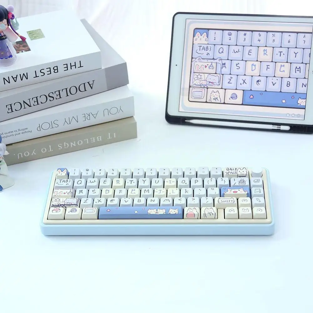 148/66 Keys MDA Profile Cute Animal Theme Keycaps For Mechanical Gaming Keyboard Mx Switch PBT Five-sided Sublimation Key C I6B8
148/66 Keys MDA Profile Cute Animal Theme Keycaps For Mechanical Gaming Keyboard Mx Switch PBT Five-sided Sublimation Key C I6B8