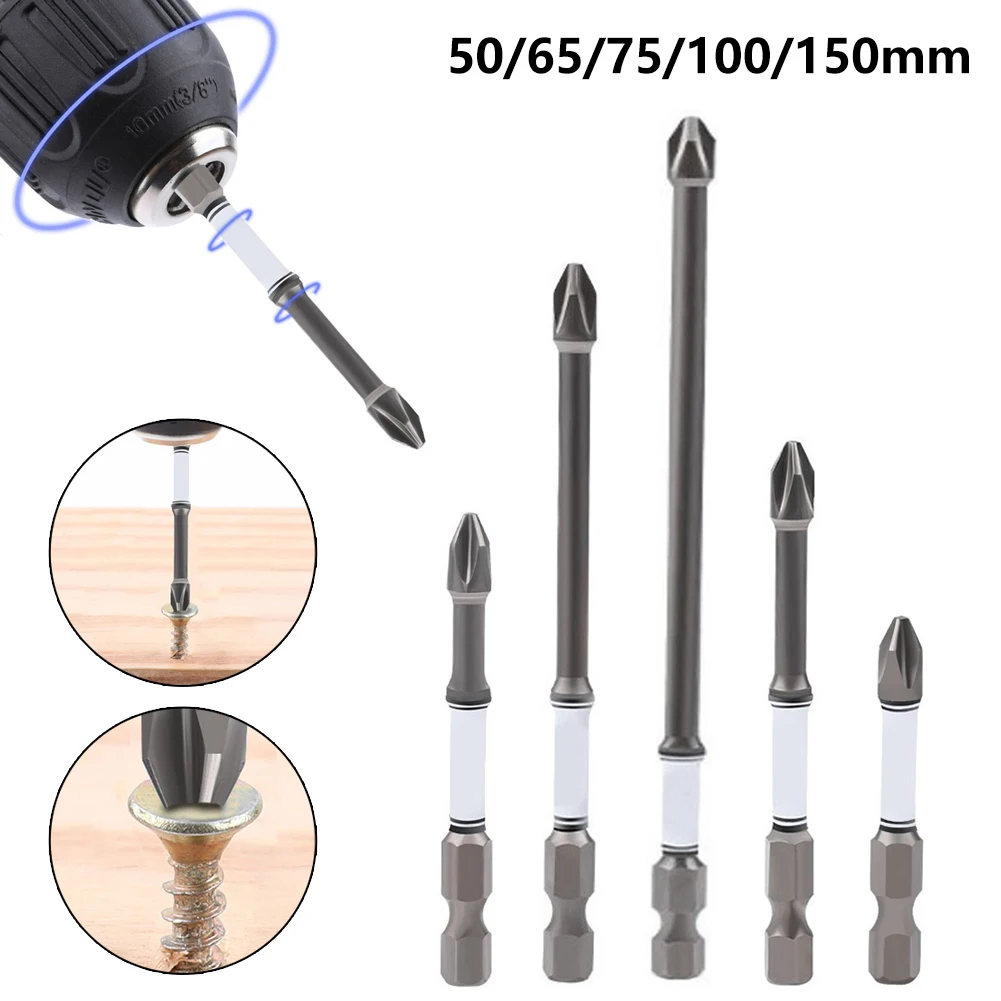 2PCS 50-150mm PH2 Impact Electric Cross Screwdriver Bits Drill Head Hex Shank Screwdriver Magnetic Electric Impact Accessory
2PCS 50-150mm PH2 Impact Electric Cross Screwdriver Bits Drill Head Hex Shank Screwdriver Magnetic Electric Impact Accessory