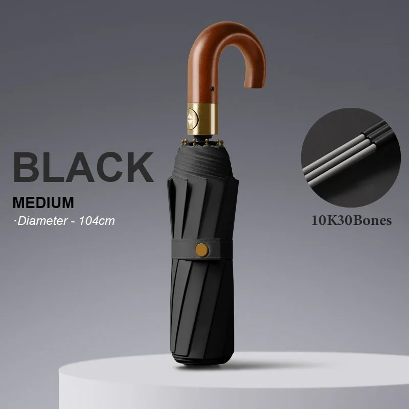 HDIRXG Автоматический складной зонт мужской черный
HDIRXG Автоматический складной зонт мужской черный