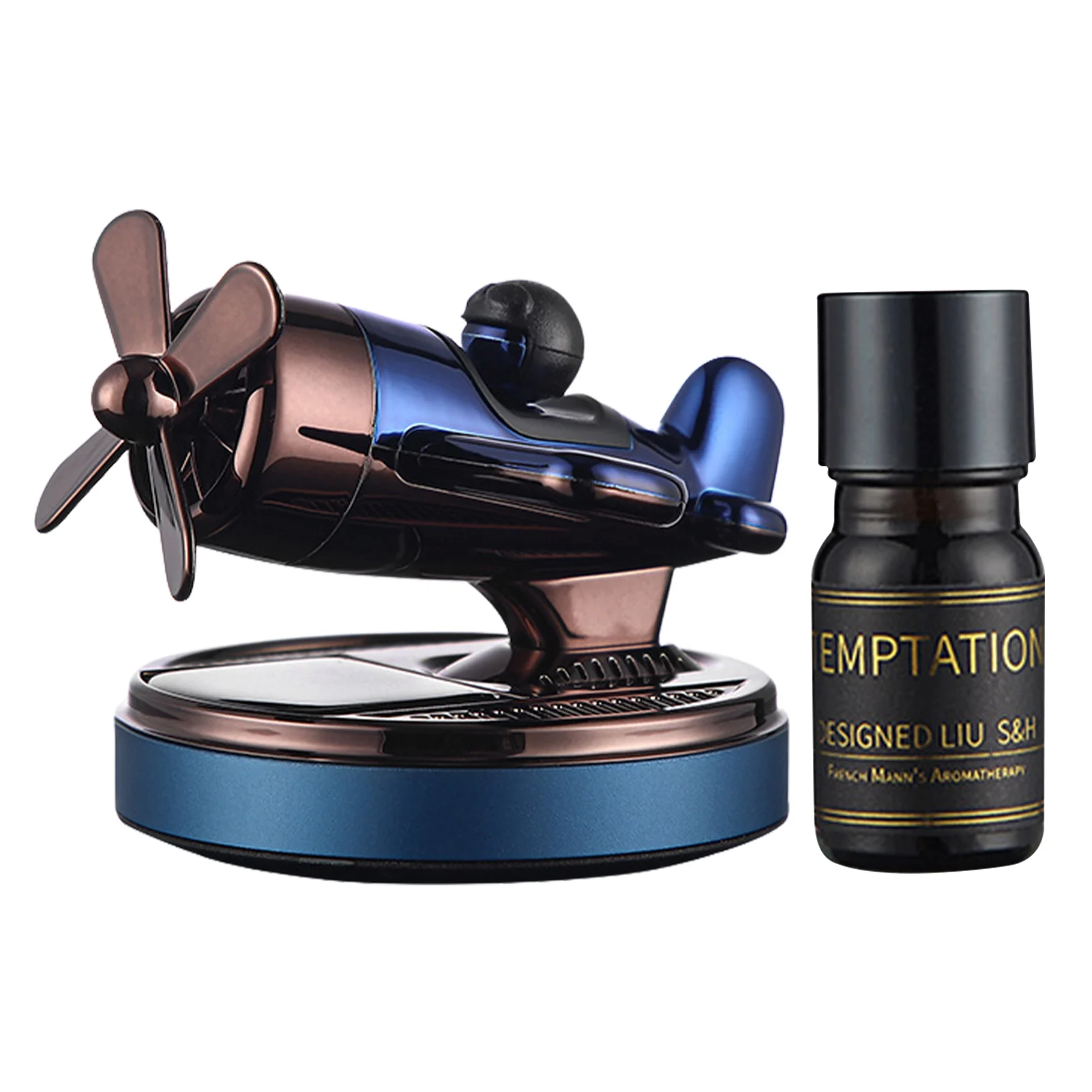 Automotive Air Fresheners Decor Essential Oil Fragrance Diffuser Interior Decoration Rotate Aluminum Alloy Helicopter
Automotive Air Fresheners Decor Essential Oil Fragrance Diffuser Interior Decoration Rotate Aluminum Alloy Helicopter
