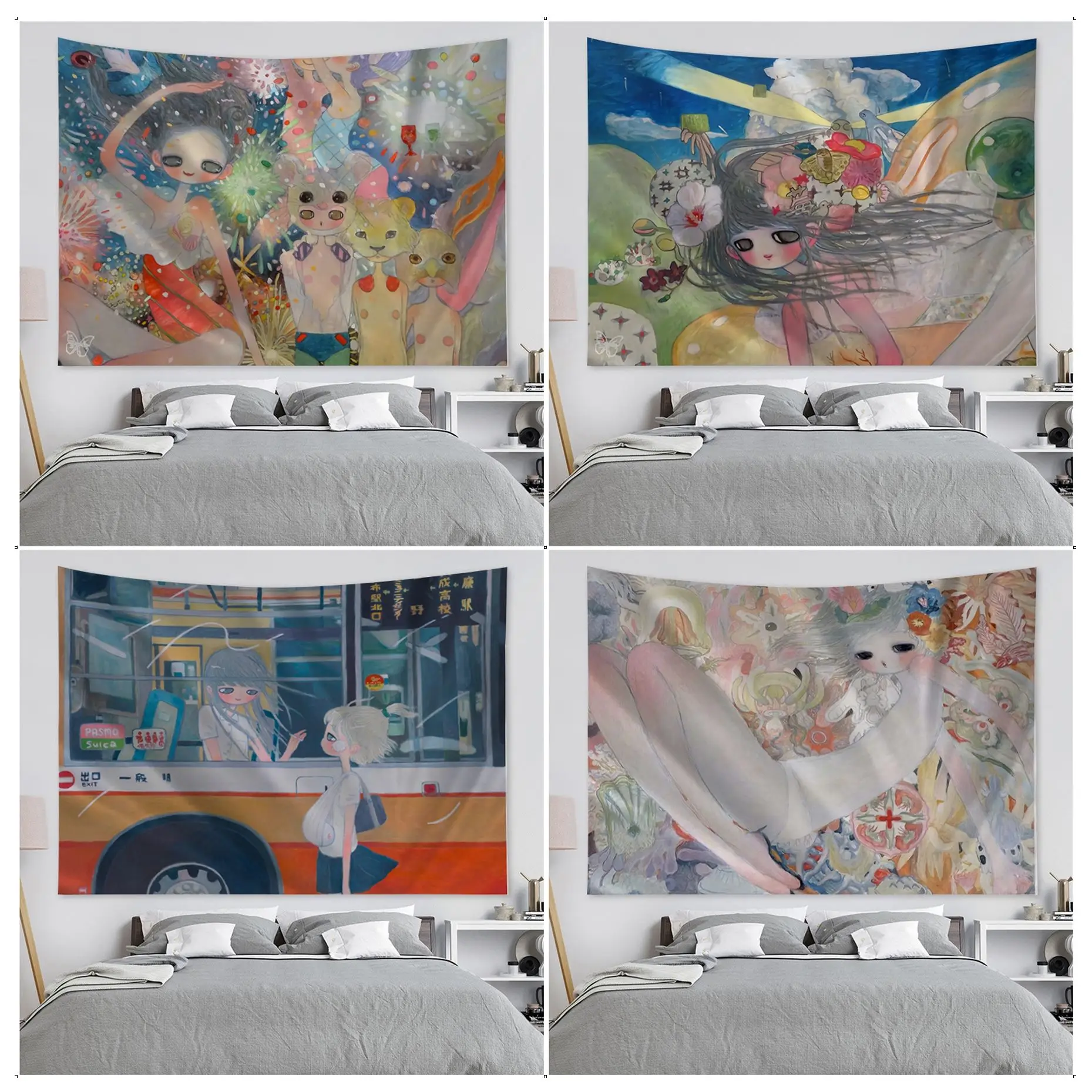 Aya Takano Printed Large Wall Tapestry Art Science Fiction Room Home Decor Kawaii Room Decor
Aya Takano Printed Large Wall Tapestry Art Science Fiction Room Home Decor Kawaii Room Decor