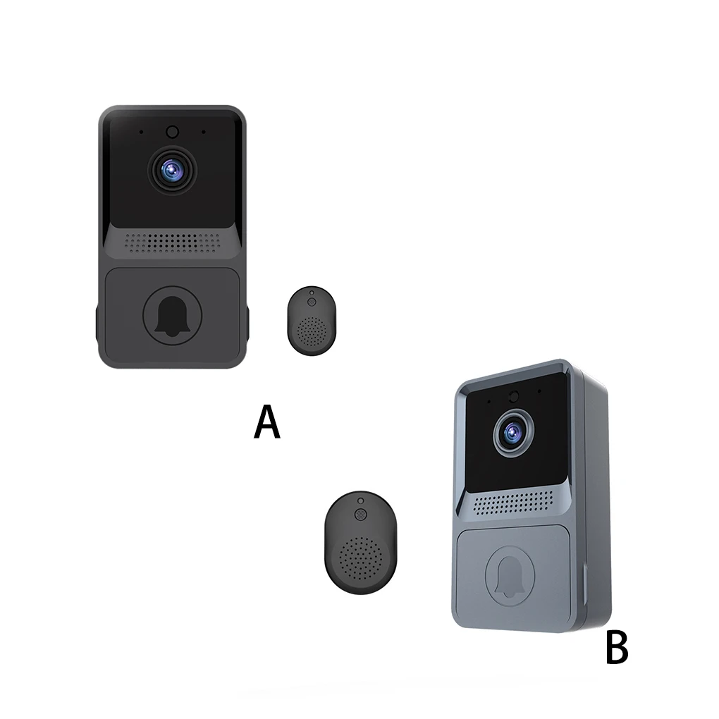 Smart Doorbell with Chime Wireless Intelligent Bell Vision Security Peephole Surveillance Bells Home Outdoor Gray
Smart Doorbell with Chime Wireless Intelligent Bell Vision Security Peephole Surveillance Bells Home Outdoor Gray