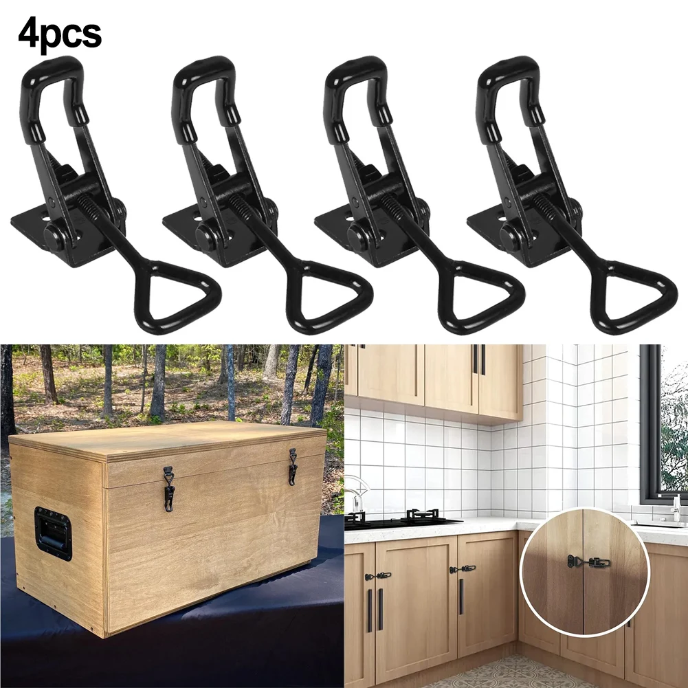 3.5*1.0 Inch Toggle Clamp 4Pcs Doors For Lock-free Handle-less Boxes High Carbon Steel Home Tool Mounting Distance
3.5*1.0 Inch Toggle Clamp 4Pcs Doors For Lock-free Handle-less Boxes High Carbon Steel Home Tool Mounting Distance