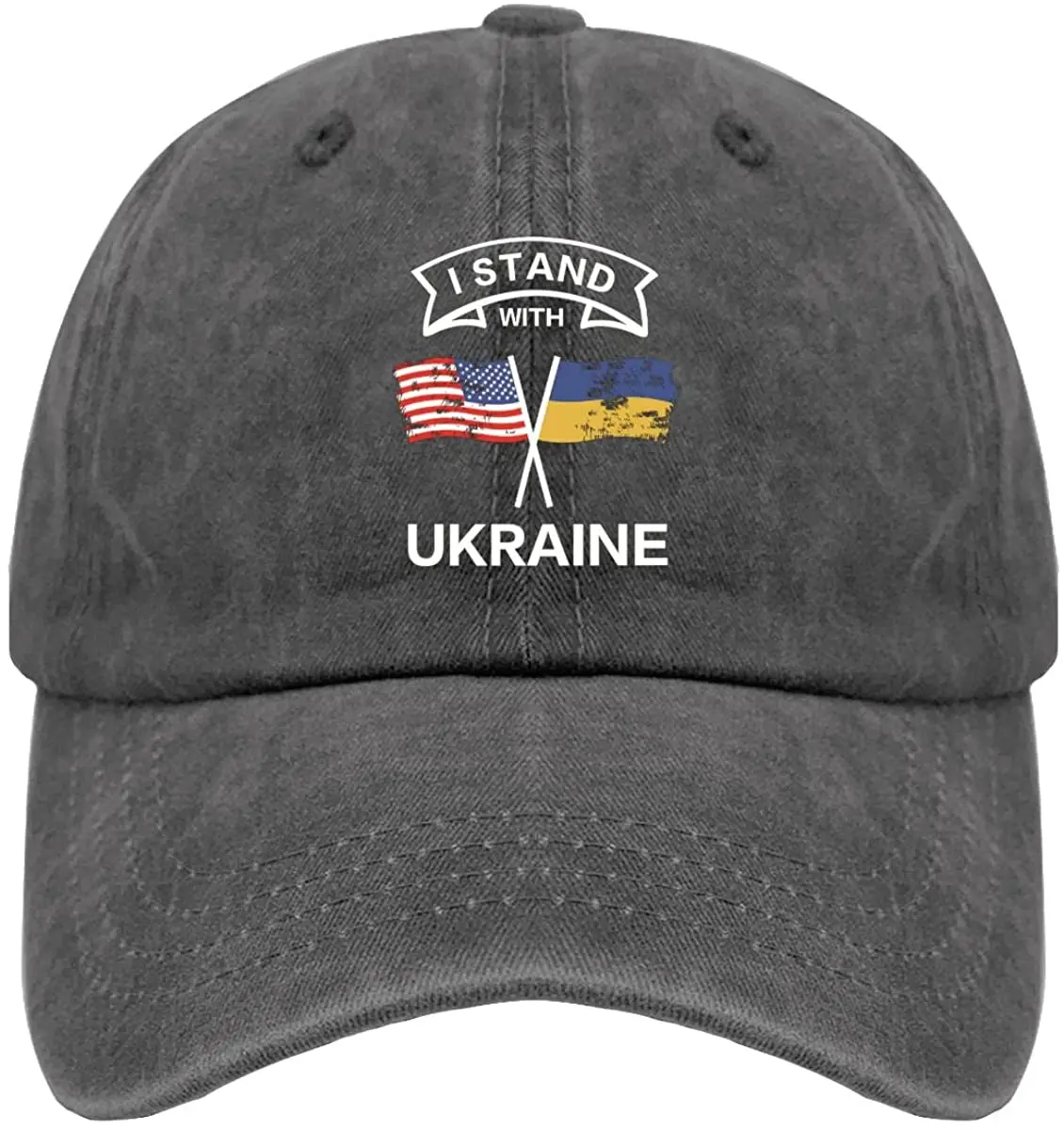 

Украинская бейсболка, винтажная Классическая джинсовая шапка для мужчин и женщин, Украинская Регулируемая потертая хлопковая кепка, подарки
