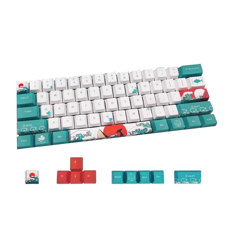 Набор колпачков для механических клавиатур GK61/GK64/RK61/Anne/GH60 /ALT61, 71 клавиша
Набор колпачков для механических клавиатур GK61/GK64/RK61/Anne/GH60 /ALT61, 71 клавиша