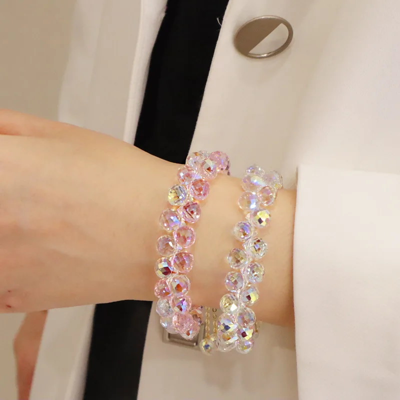 G&D Fashion Colorful Artificial Austria Crystal Bracelet New Shiny Stone Beads Rope Chain Strand Bracelets for Women Party
G&D Fashion Colorful Artificial Austria Crystal Bracelet New Shiny Stone Beads Rope Chain Strand Bracelets for Women Party