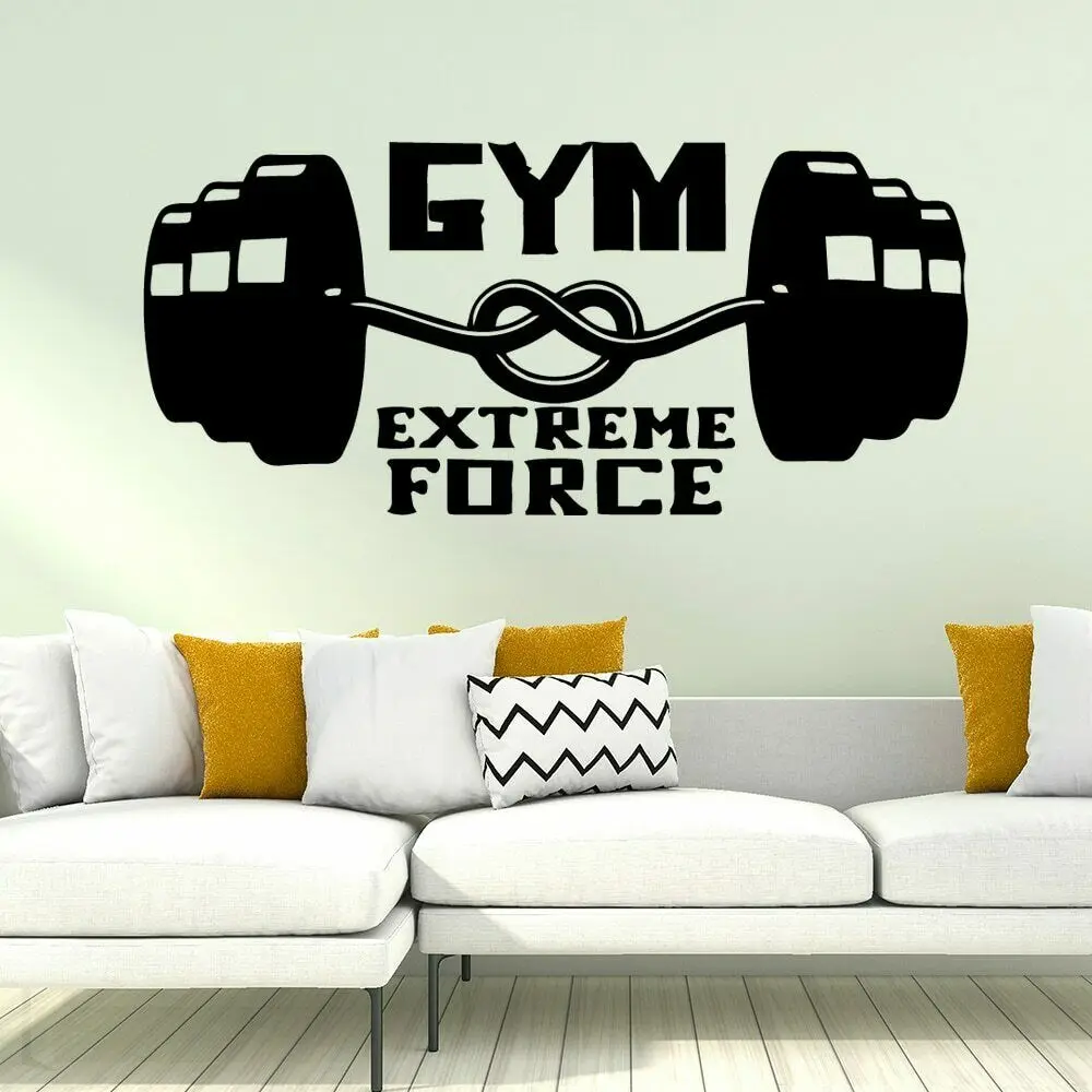 Sports Club Artistic Gym Room Interior Decor Gym Wall Art Decal Wall Sticker Mural For Fitness Rooms Decor Vinyl Art Y1210
Sports Club Artistic Gym Room Interior Decor Gym Wall Art Decal Wall Sticker Mural For Fitness Rooms Decor Vinyl Art Y1210