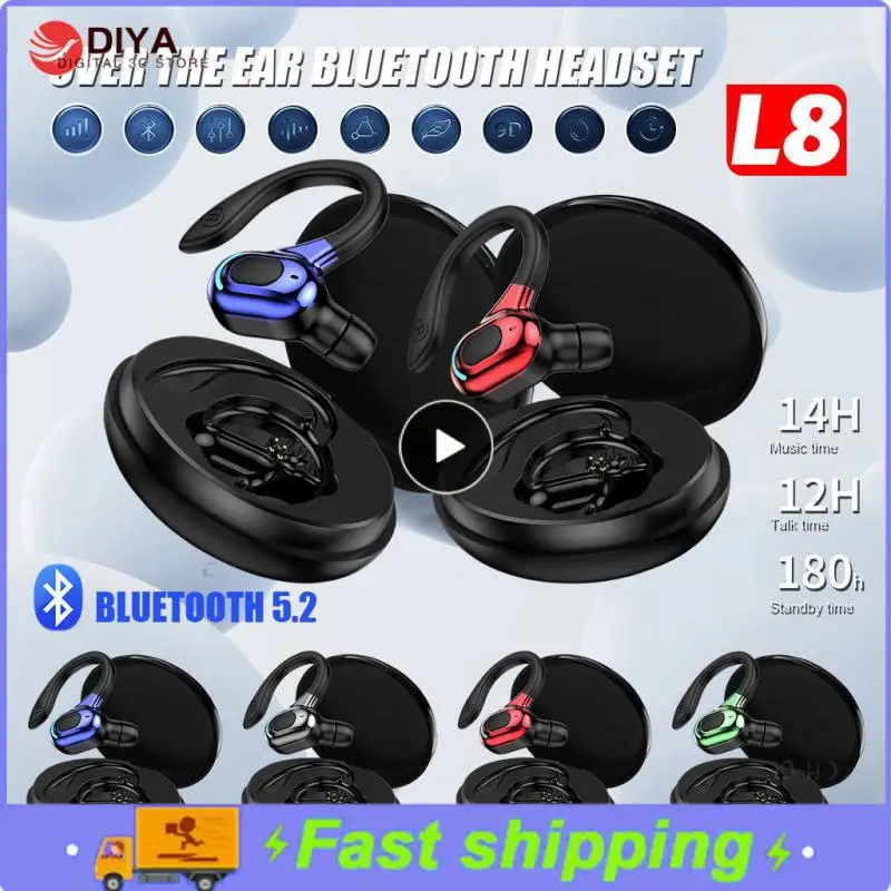 With Charging Case Headset Noise Reduction Stereo Tws Earphones Mini Hanging Ear Headphones With Charging Compartment
With Charging Case Headset Noise Reduction Stereo Tws Earphones Mini Hanging Ear Headphones With Charging Compartment