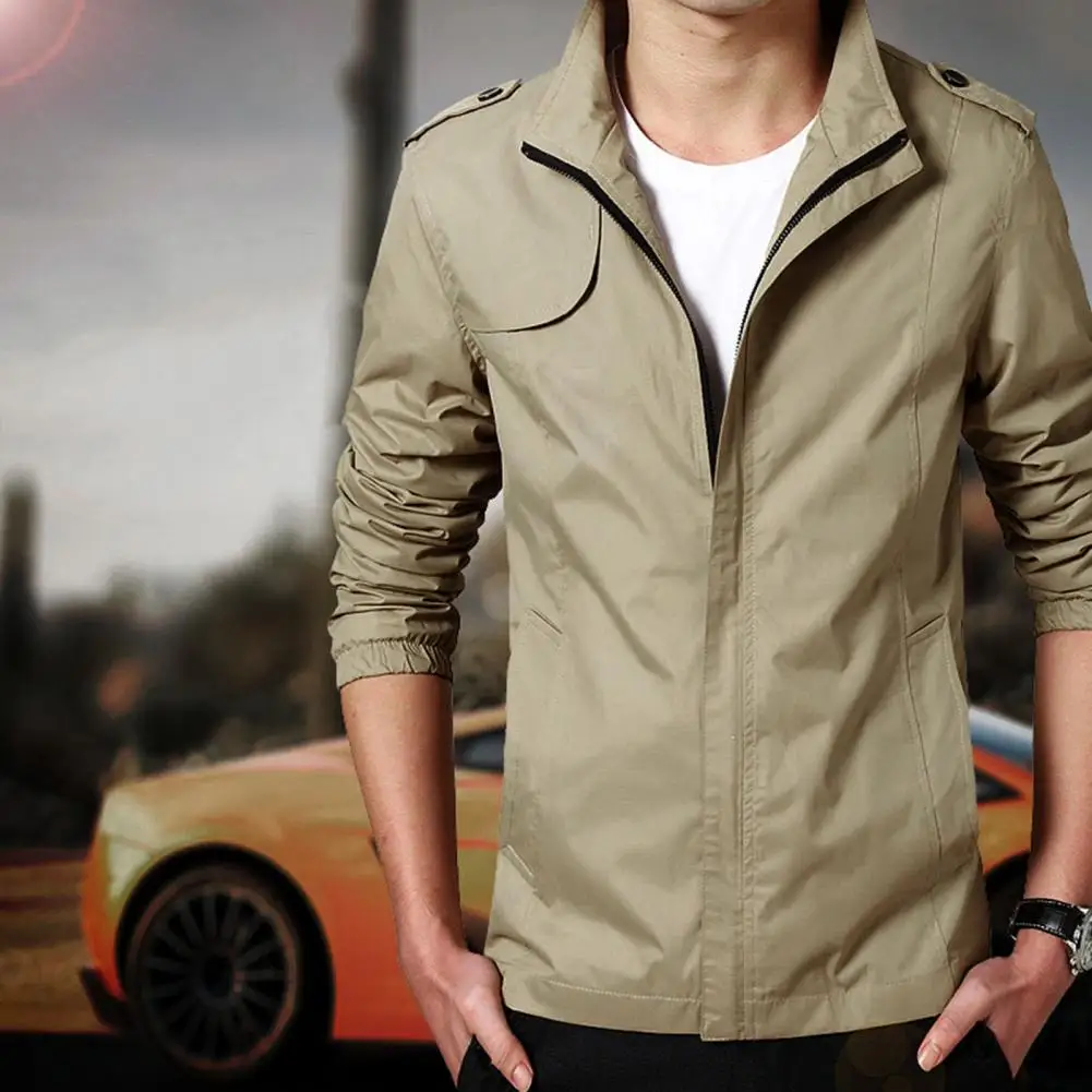 Men Jacket Men Jacket Stylish Men's Outerwear Stand Collar Zipper Jacket for Fall/spring Business Coat with Smooth for Outdoor
Men Jacket Men Jacket Stylish Men's Outerwear Stand Collar Zipper Jacket for Fall/spring Business Coat with Smooth for Outdoor