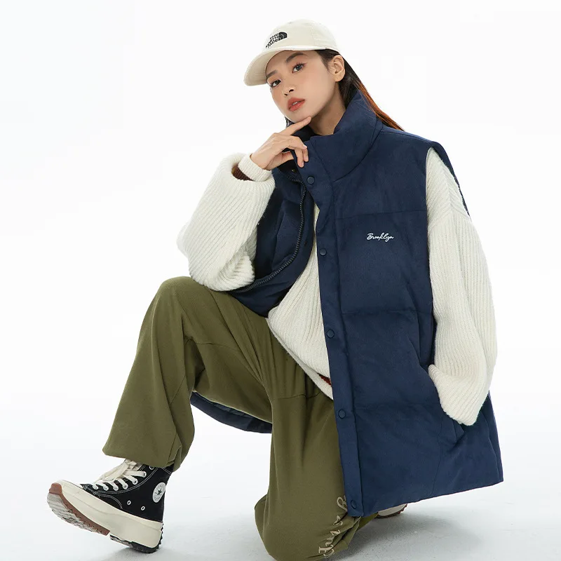 Women New Suede Down Cotton Clothing Women's 2022 Autumn Winter New Embroidered Versatile Matching Thickened Waistcoat
Women New Suede Down Cotton Clothing Women's 2022 Autumn Winter New Embroidered Versatile Matching Thickened Waistcoat