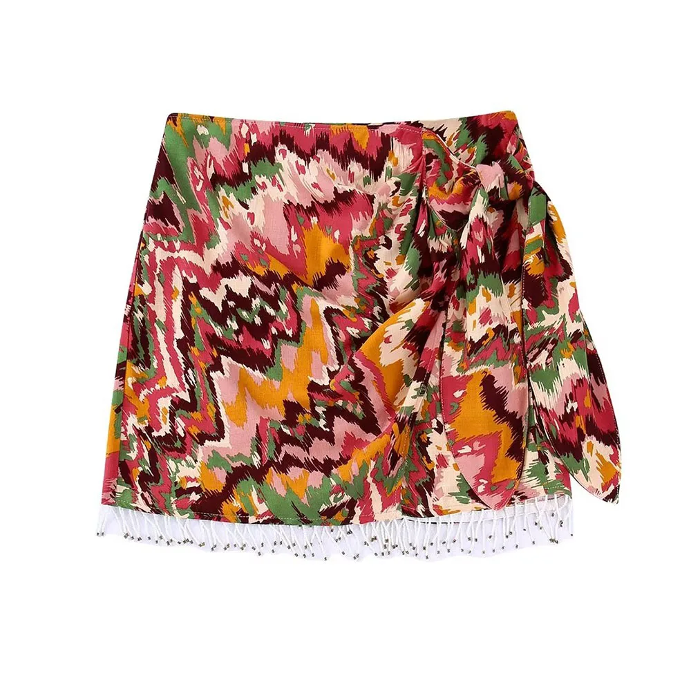 Vintage Skirts Woman Fashion 2022 Sexy Mini Skirt Woman Clothes Bohemian High-Waisted Skirt Print Beading
Vintage Skirts Woman Fashion 2022 Sexy Mini Skirt Woman Clothes Bohemian High-Waisted Skirt Print Beading