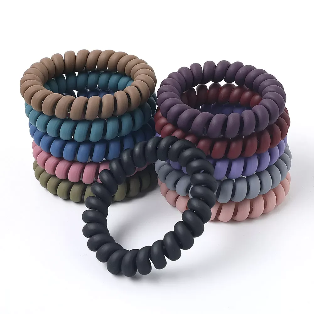 New in Matt Colors Glow in Dark Cloth Telephone Wire Rubber Bands Stretchy Colors Non-mark Spiral Coil Ropes Solid Hair Ties jac
New in Matt Colors Glow in Dark Cloth Telephone Wire Rubber Bands Stretchy Colors Non-mark Spiral Coil Ropes Solid Hair Ties jac