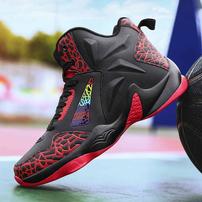 Men's Basketball Shoes Breathable Cushioning Non-Slip Outdoor Sports Shoes Couple Unisex Training Athletic Basketball Sneakers
Men's Basketball Shoes Breathable Cushioning Non-Slip Outdoor Sports Shoes Couple Unisex Training Athletic Basketball Sneakers