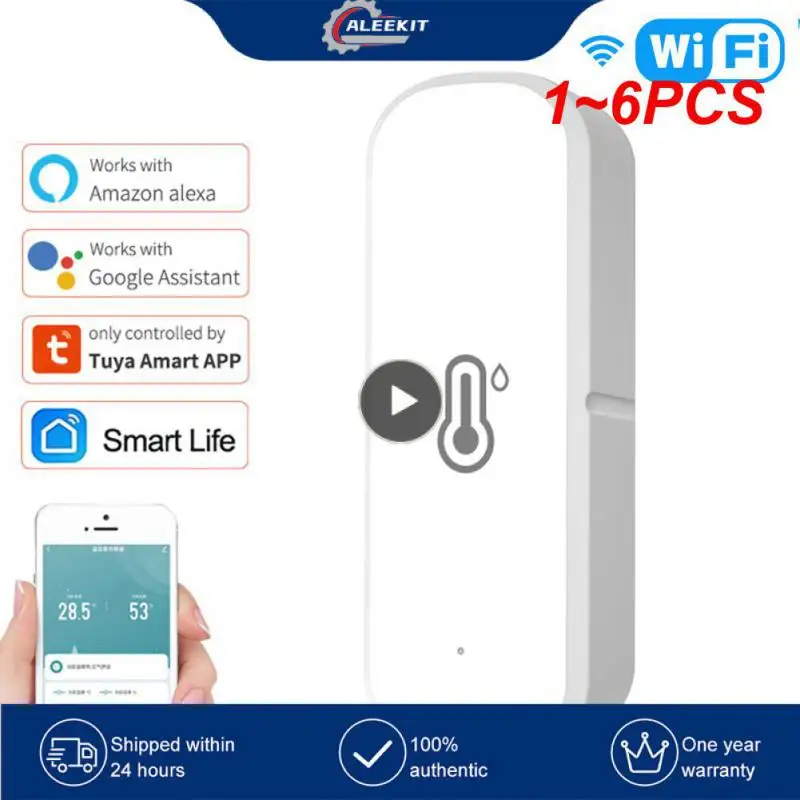 Датчик температуры и влажности Tuya Wi-Fi, комнатный термометр-гигрометр, умное быстрое устройство, 1 ~ 6 шт.
Датчик температуры и влажности Tuya Wi-Fi, комнатный термометр-гигрометр, умное быстрое устройство, 1 ~ 6 шт.