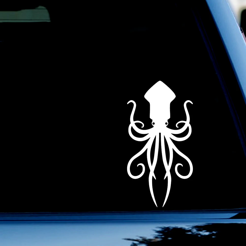 5,5 дюймовая (широкая) наклейка с силуэтом кальмара, наклейка для окон, автомобилей, внедорожников, грузовиков, белая
5,5 дюймовая (широкая) наклейка с силуэтом кальмара, наклейка для окон, автомобилей, внедорожников, грузовиков, белая