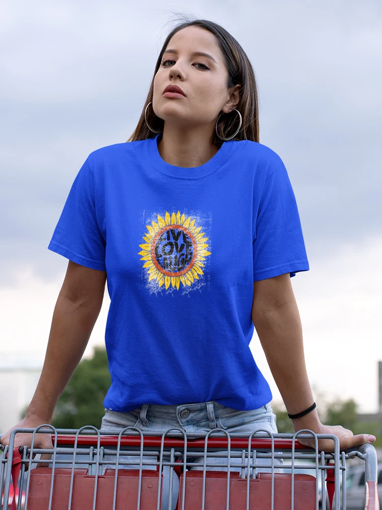 Yeskuni Live Love Laugh Women T Shirt Sunflower Print Casual Tops Tee 90s Vintage Aesthetic Clothes Female Harajuku Camisetas
Yeskuni Live Love Laugh Women T Shirt Sunflower Print Casual Tops Tee 90s Vintage Aesthetic Clothes Female Harajuku Camisetas