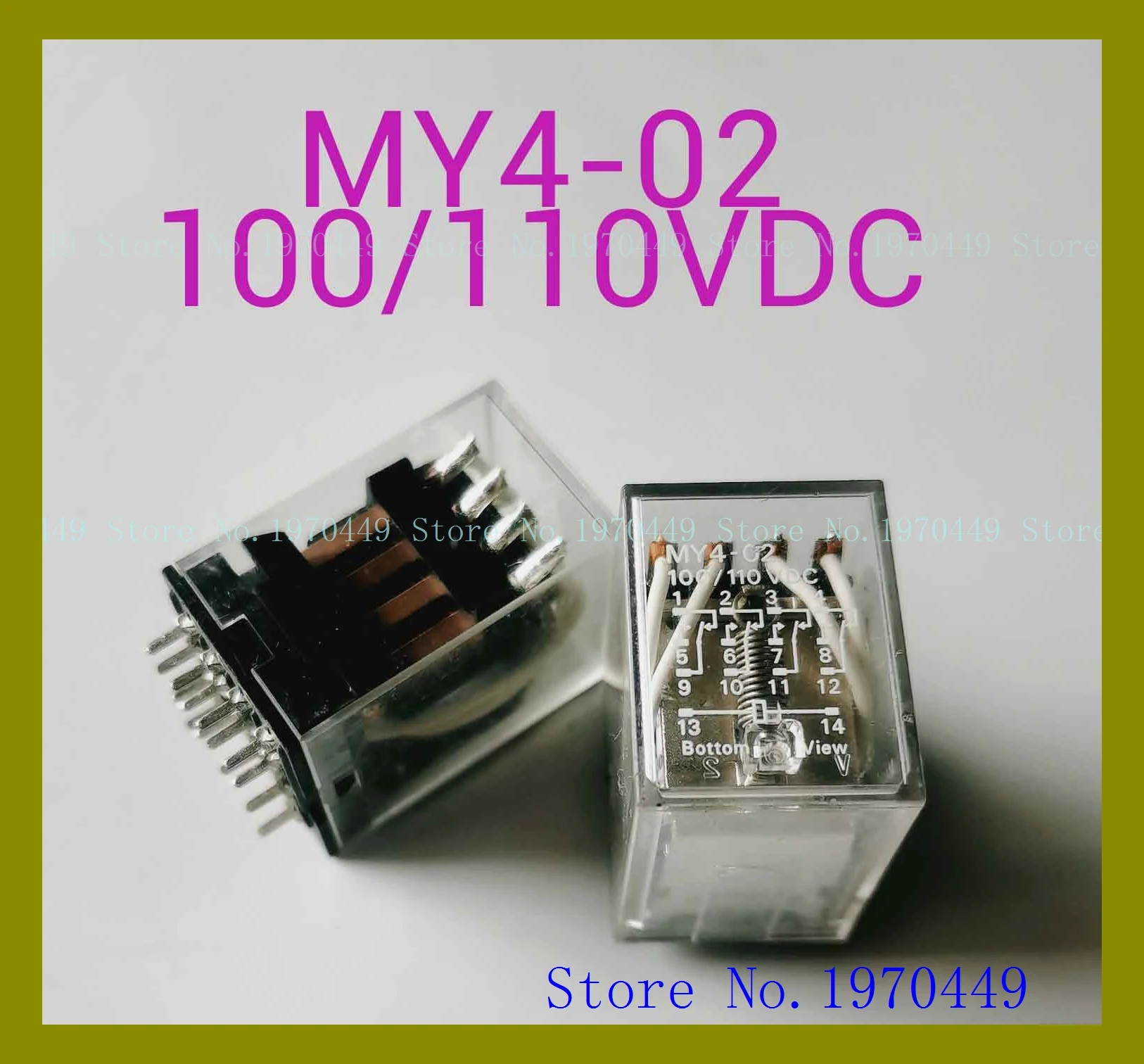 MY4-02 DC 110 В 14 постоянного тока