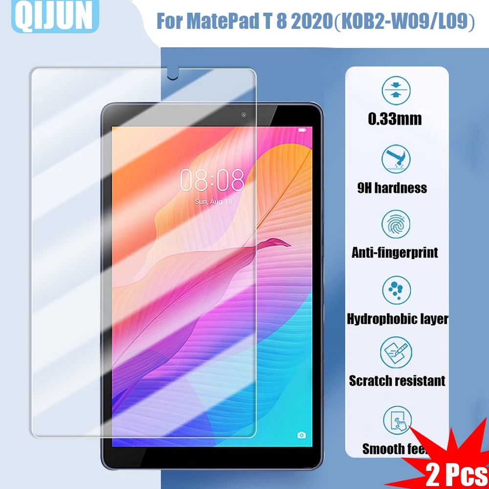 Tablet Tempered glass film For Huawei MediaPad T8 2020 Explosion proof and scratch resistant waterpro 2 Pcs for KOB2-L09 W09 L03
Tablet Tempered glass film For Huawei MediaPad T8 2020 Explosion proof and scratch resistant waterpro 2 Pcs for KOB2-L09 W09 L03