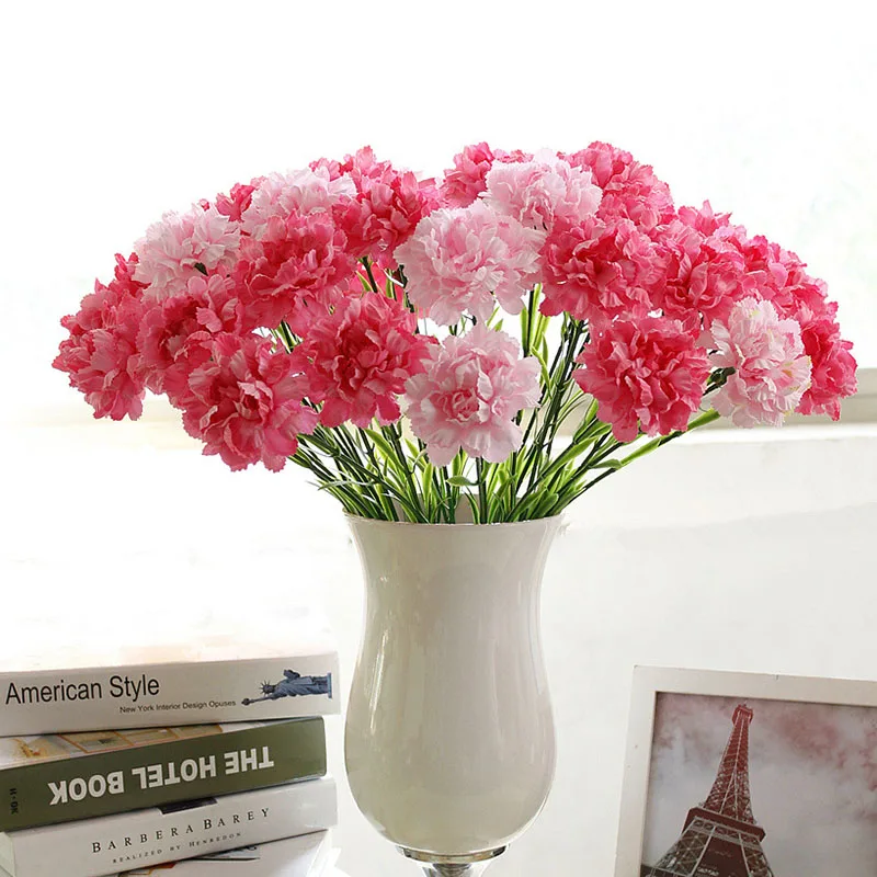 5pcs of silk Carnation 50cm Artificial flowers elegant bouquet for mother's valentine gift birthday party garden room decor
5pcs of silk Carnation 50cm Artificial flowers elegant bouquet for mother's valentine gift birthday party garden room decor