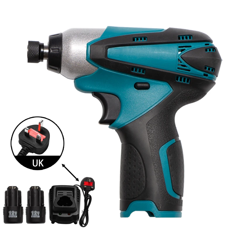 12V 110N.m 6.35mm Electric Cordless Impact Drill Rechargable Electric Screwdriver Li-Ion Battery For Makita Screwdriver Set
12V 110N.m 6.35mm Electric Cordless Impact Drill Rechargable Electric Screwdriver Li-Ion Battery For Makita Screwdriver Set