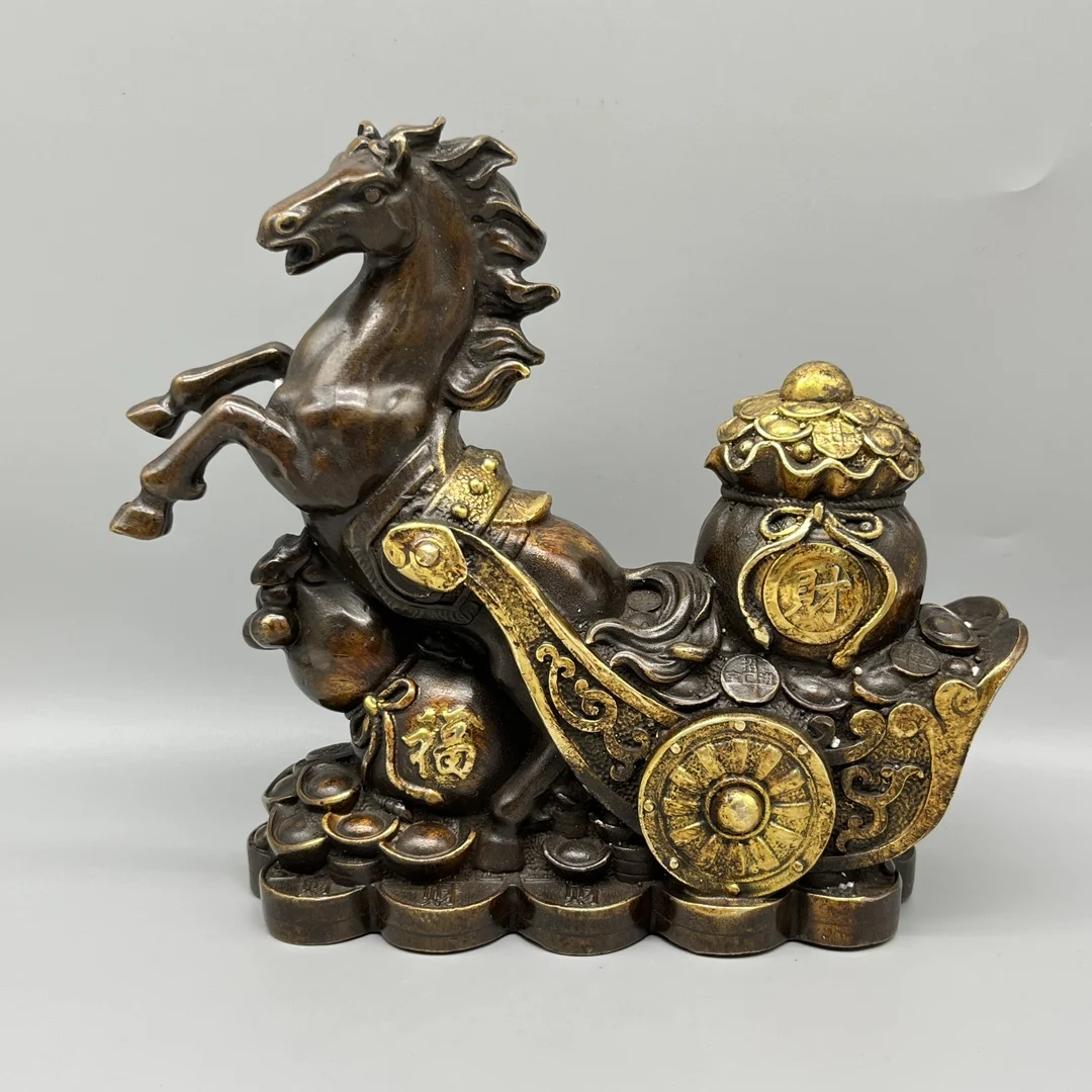 Collect Chinese Elaboration Brass Auspicious Lucky Wealth “ Horse ” Metal Crafts Home Decoration
Collect Chinese Elaboration Brass Auspicious Lucky Wealth “ Horse ” Metal Crafts Home Decoration