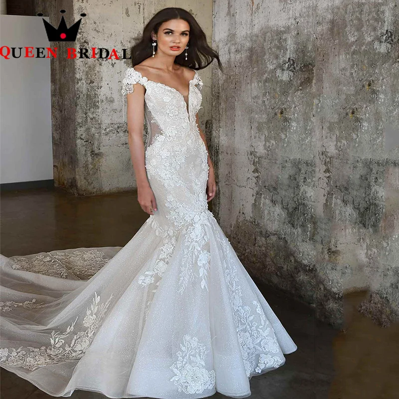 Sexy V Neck Illusion Appliques Wedding Dresses 2023 New Shining Floor Length Mermaid Bridal Gown Vestido De Noiva Custom D59C
Sexy V Neck Illusion Appliques Wedding Dresses 2023 New Shining Floor Length Mermaid Bridal Gown Vestido De Noiva Custom D59C