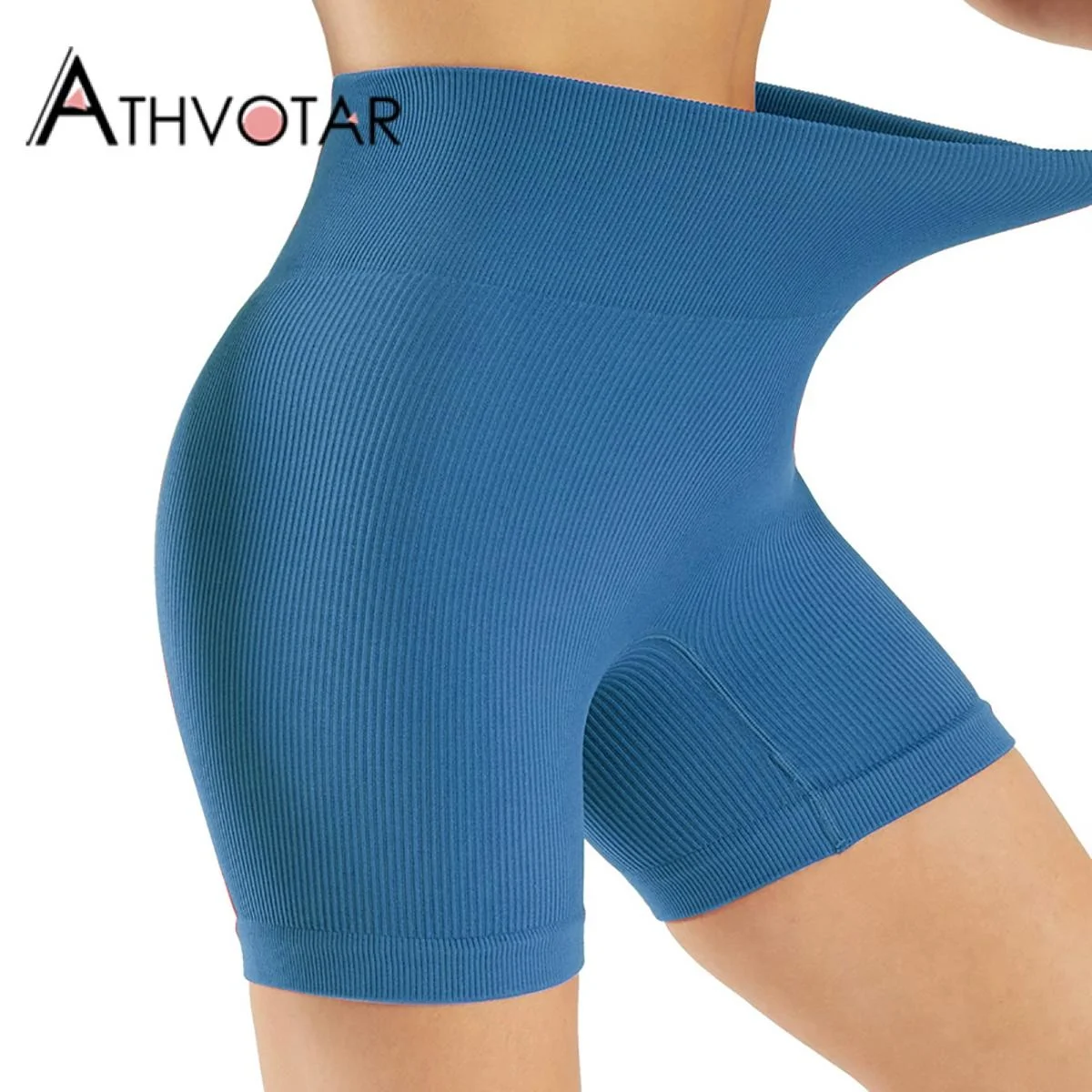 ATHVOTAR Women Sports Shorts Seamless Knit Sexy Ribbed Cycling Shorts Female Pants Push Up Elastic Summer Fitness Gym Shorts
ATHVOTAR Women Sports Shorts Seamless Knit Sexy Ribbed Cycling Shorts Female Pants Push Up Elastic Summer Fitness Gym Shorts