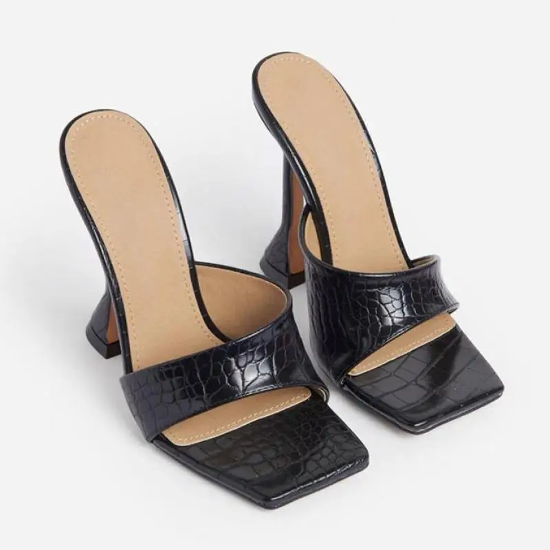 Slippers Summer Women Pumps Square Toe Ladies Heel Mules Sexy Thin High Heels Sandals Female Fashion Woman Shoes
Slippers Summer Women Pumps Square Toe Ladies Heel Mules Sexy Thin High Heels Sandals Female Fashion Woman Shoes