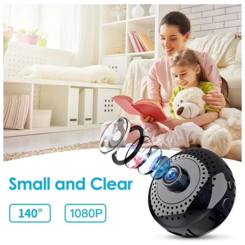 Mini Camera HD 1080P Night Version Motion Detection Camera Home Security Surveillance Camera Wireless WiFi IP Network Camera
Mini Camera HD 1080P Night Version Motion Detection Camera Home Security Surveillance Camera Wireless WiFi IP Network Camera